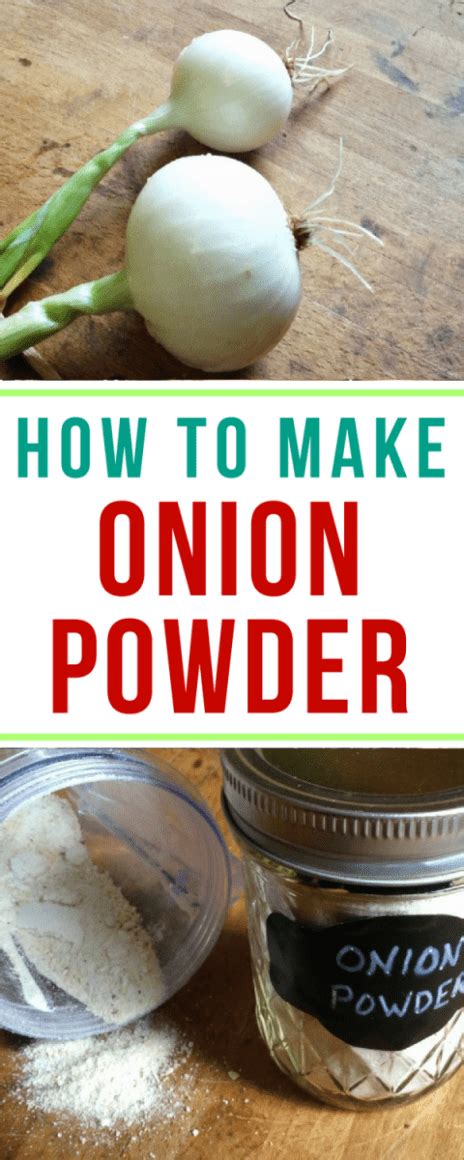 making onion powder at home